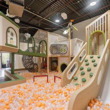 Создание 230㎡ Natural - Themed Kids Cafe Playground в Канаде