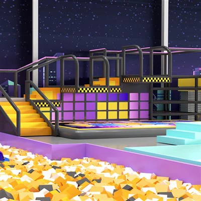 Изготовленный на заказ батутный парк и крытая игровая площадка в торговом центре